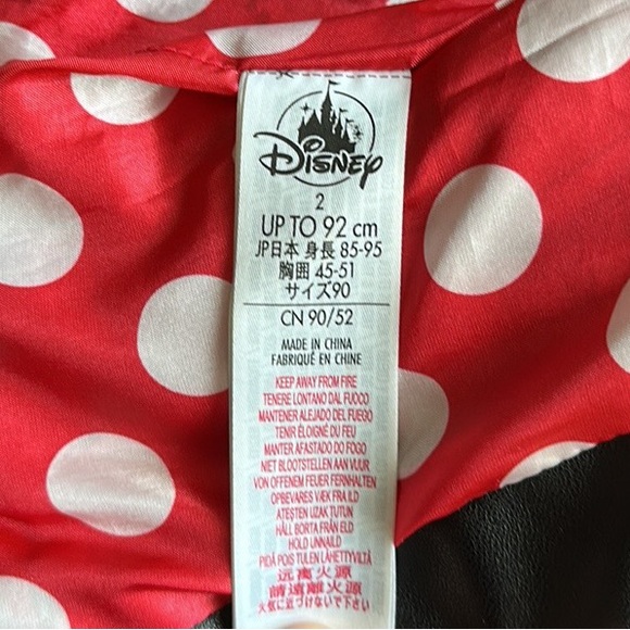 Disney jacket size 2 faux leather real pockets - Picture 9 of 13